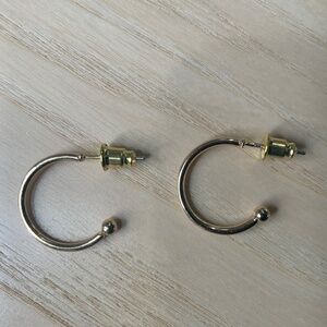 Gold-Colored Hoop Earrings